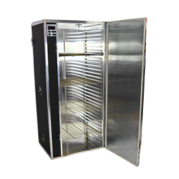 Black Jet Warming Cabinet: 1 120l barrel, 3 buckets 45 kg, 150 jars, 4 stainless steel shelves