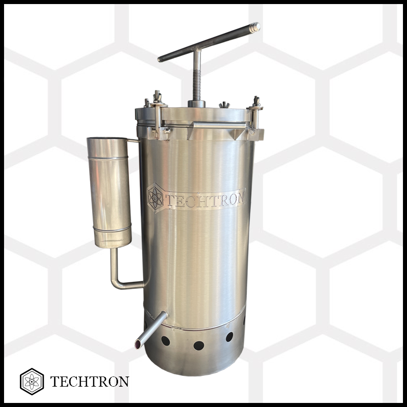 Steam wax melter with press with 3kW heater