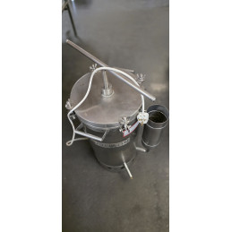 Steam wax melter with press with 3kW heater