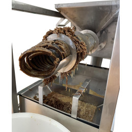 Electric Uncapping Machine with Honey and Wax Separator / Screw Press 80kg/h