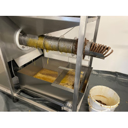 Electric Uncapping Machine with Honey and Wax Separator / Screw Press 80kg/h
